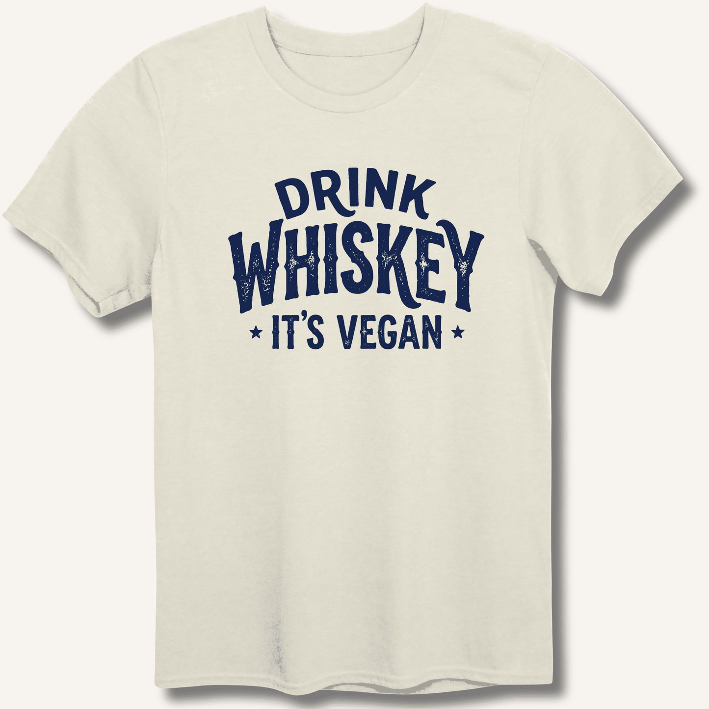 Drink Whiskey It's Vegan T-Shirt - Sip & Shirt