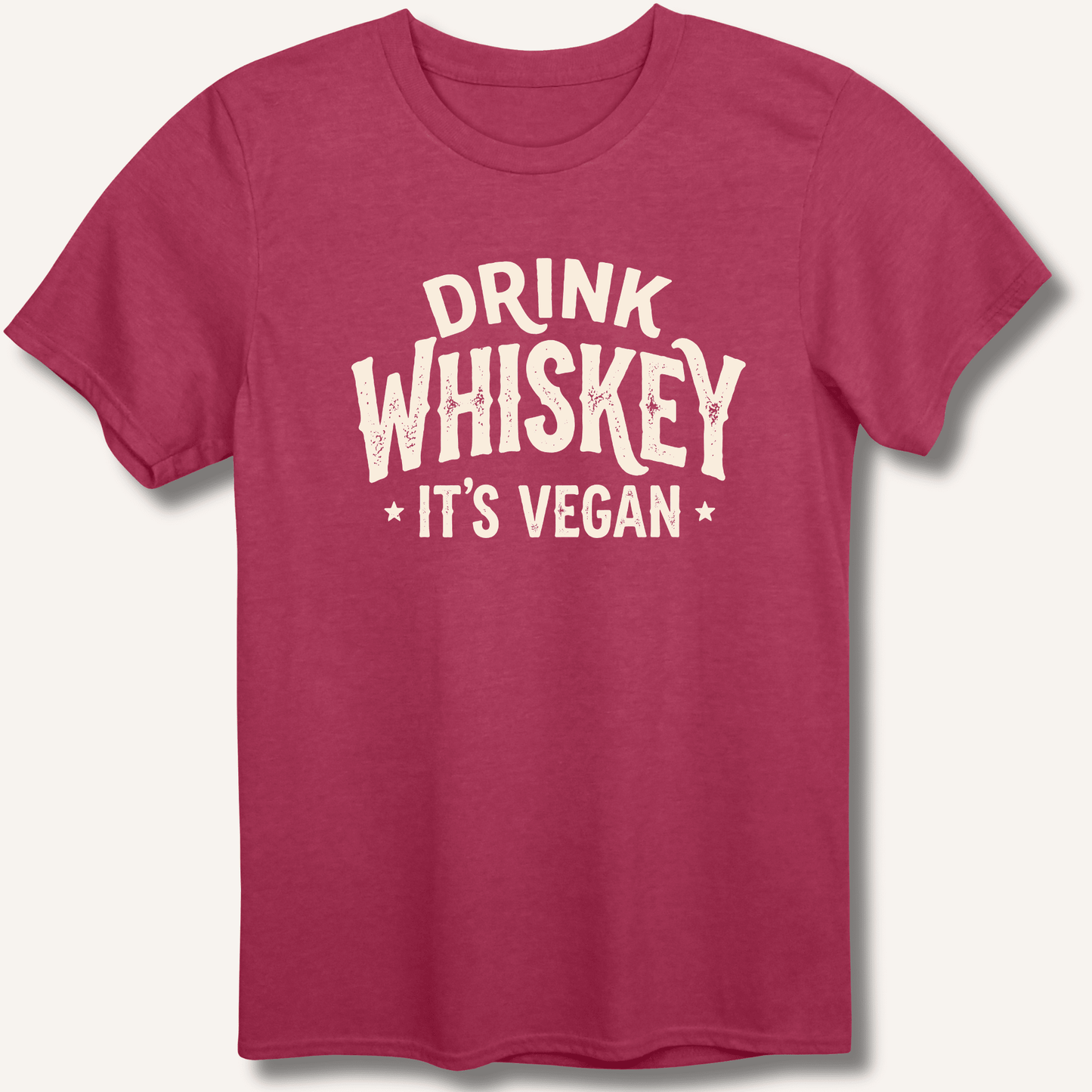 Drink Whiskey It's Vegan T-Shirt - Sip & Shirt