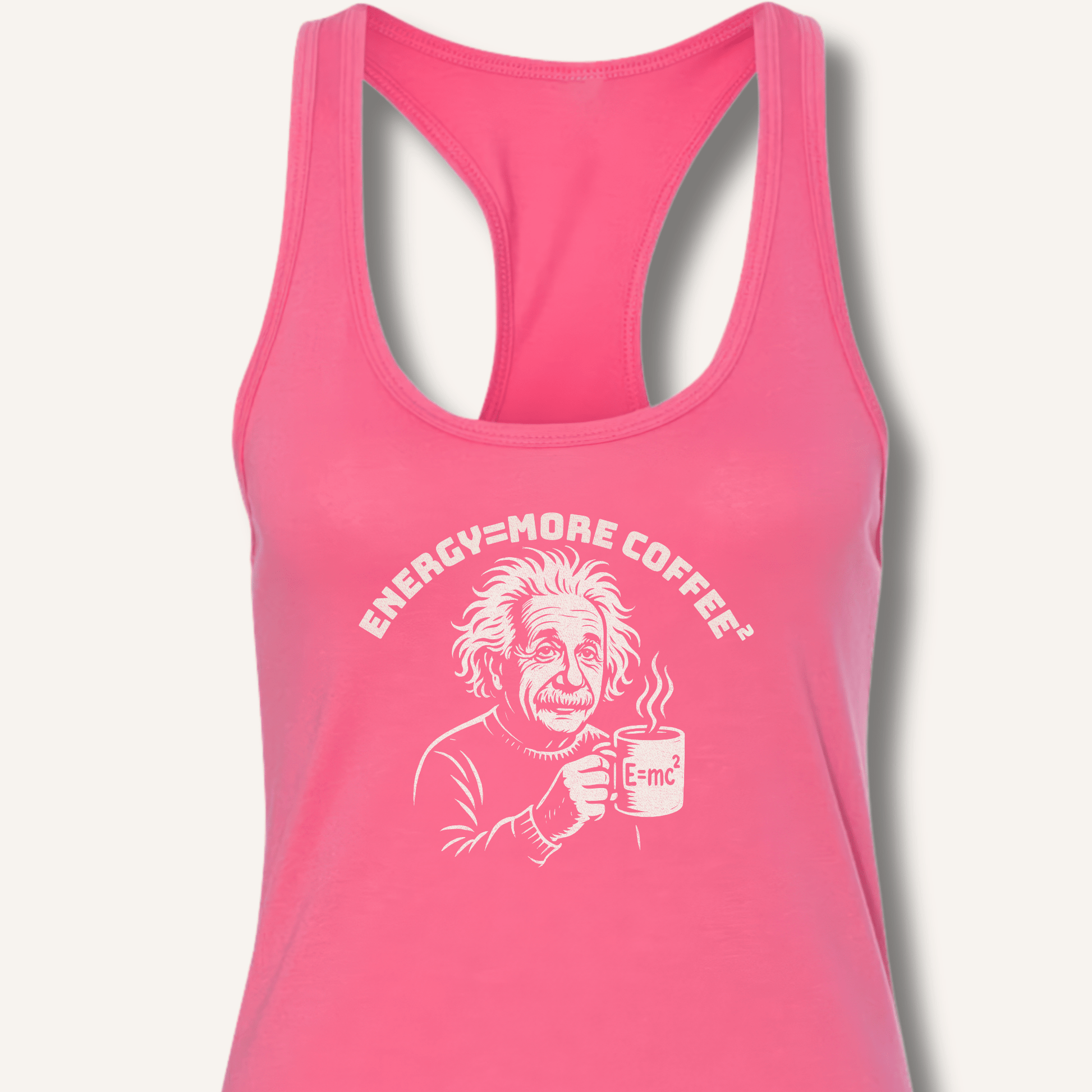 Energy = More Coffee² Racerback Tank - Sip & Shirt
