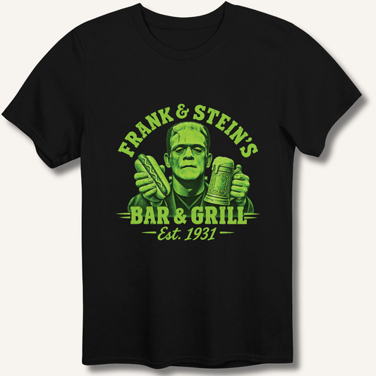 Frank & Stein's Bar & Grill T-Shirt - Sip & Shirt