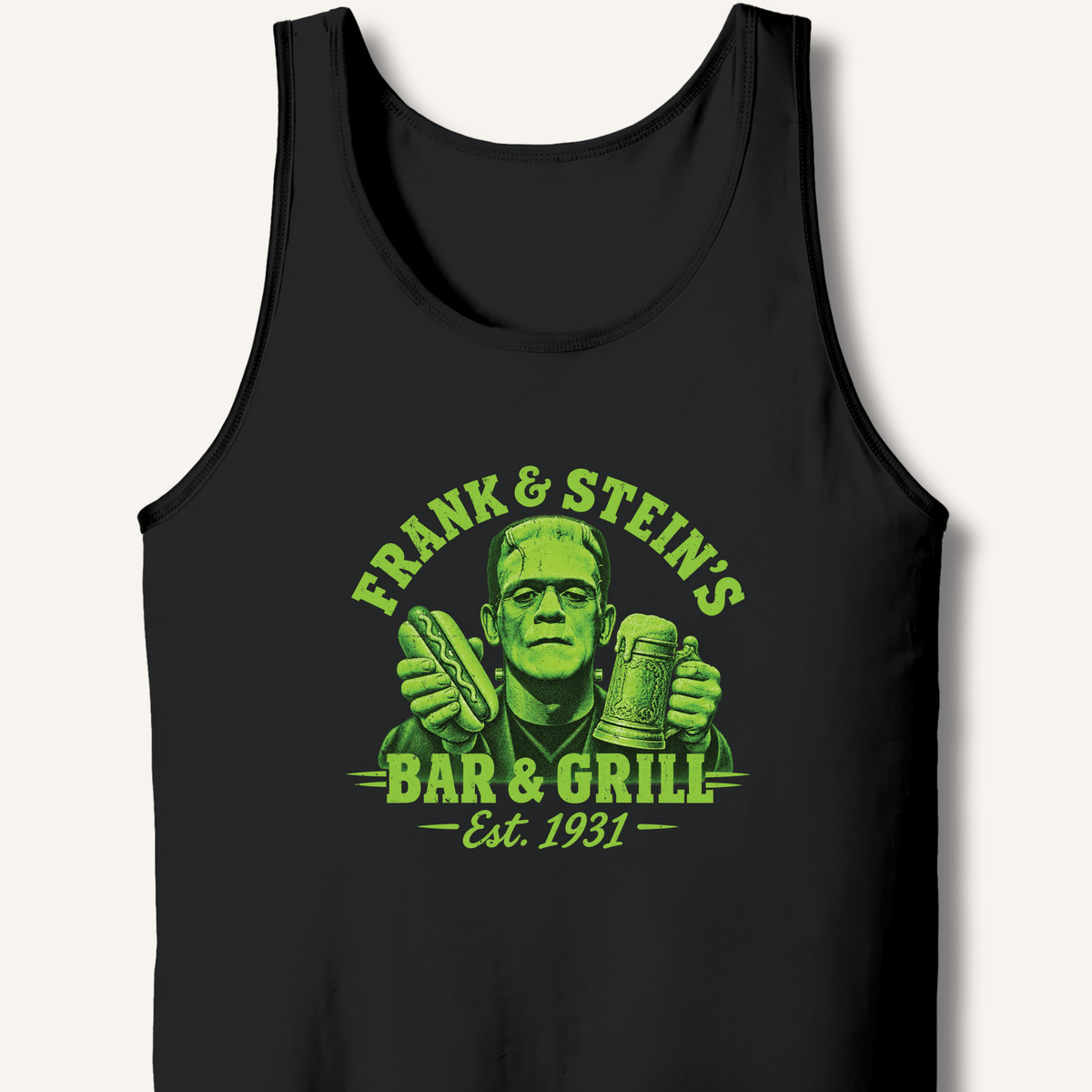 Frank & Stein's Bar & Grill T-Shirt Tank - Sip & Shirt