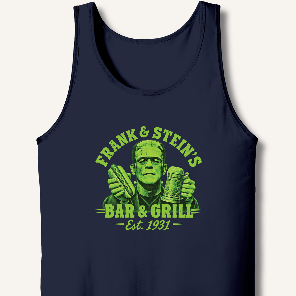 Frank & Stein's Bar & Grill T-Shirt Tank - Sip & Shirt