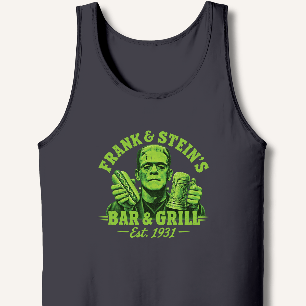 Frank & Stein's Bar & Grill T-Shirt Tank - Sip & Shirt