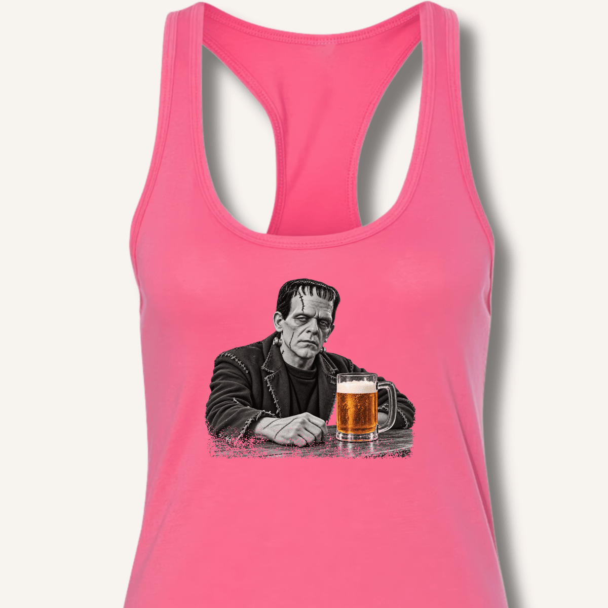 Frankenstein at the Bar Racerback Tank - Sip & Shirt