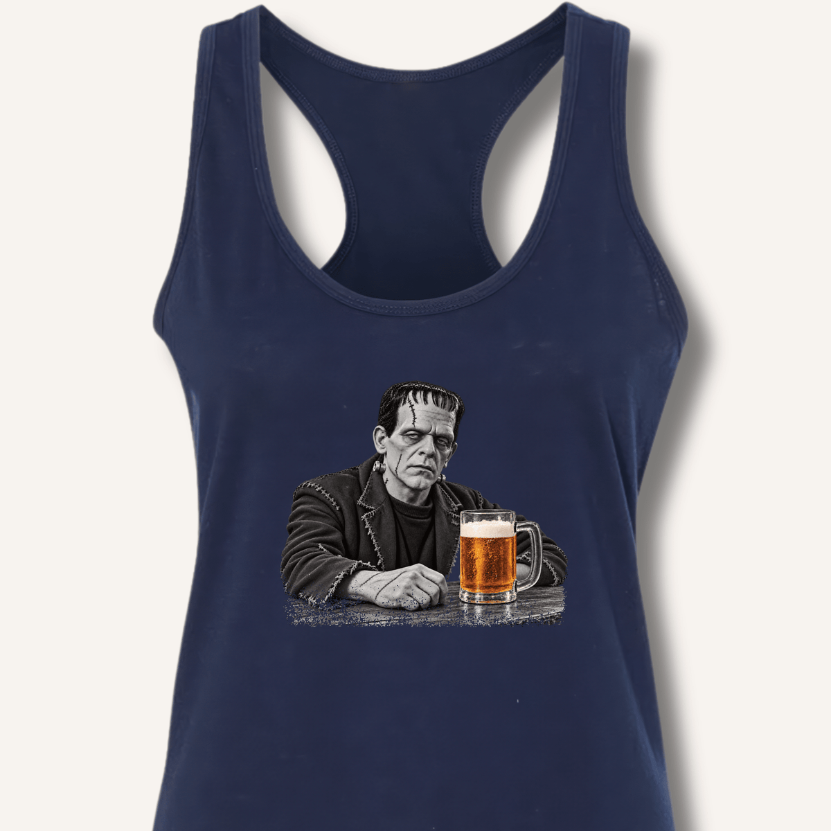 Frankenstein at the Bar Racerback Tank - Sip & Shirt