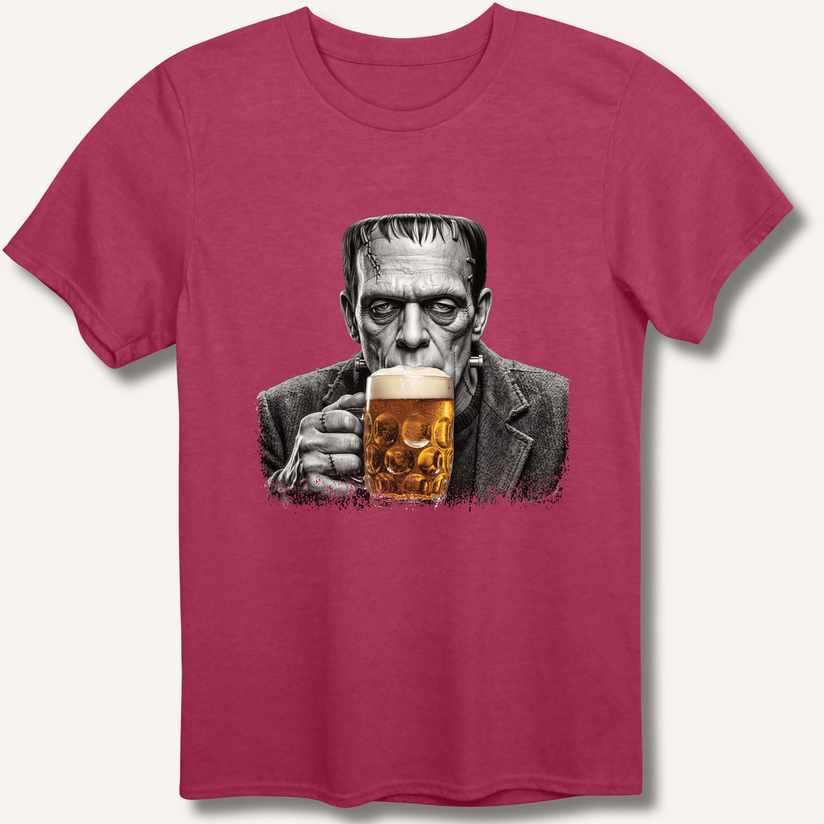 Frankenstein Drinking Beer T-Shirt - Sip & Shirt