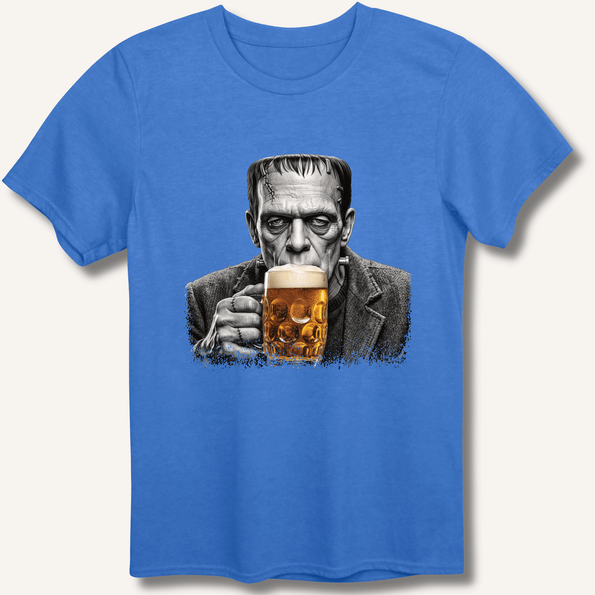 Frankenstein Drinking Beer T-Shirt - Sip & Shirt