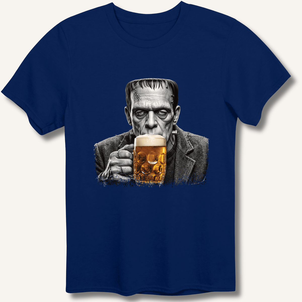 Frankenstein Drinking Beer T-Shirt - Sip & Shirt
