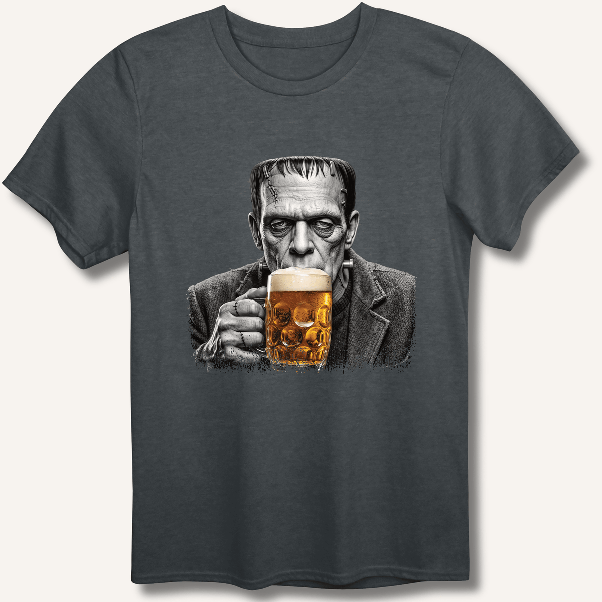 Frankenstein Drinking Beer T-Shirt - Sip & Shirt