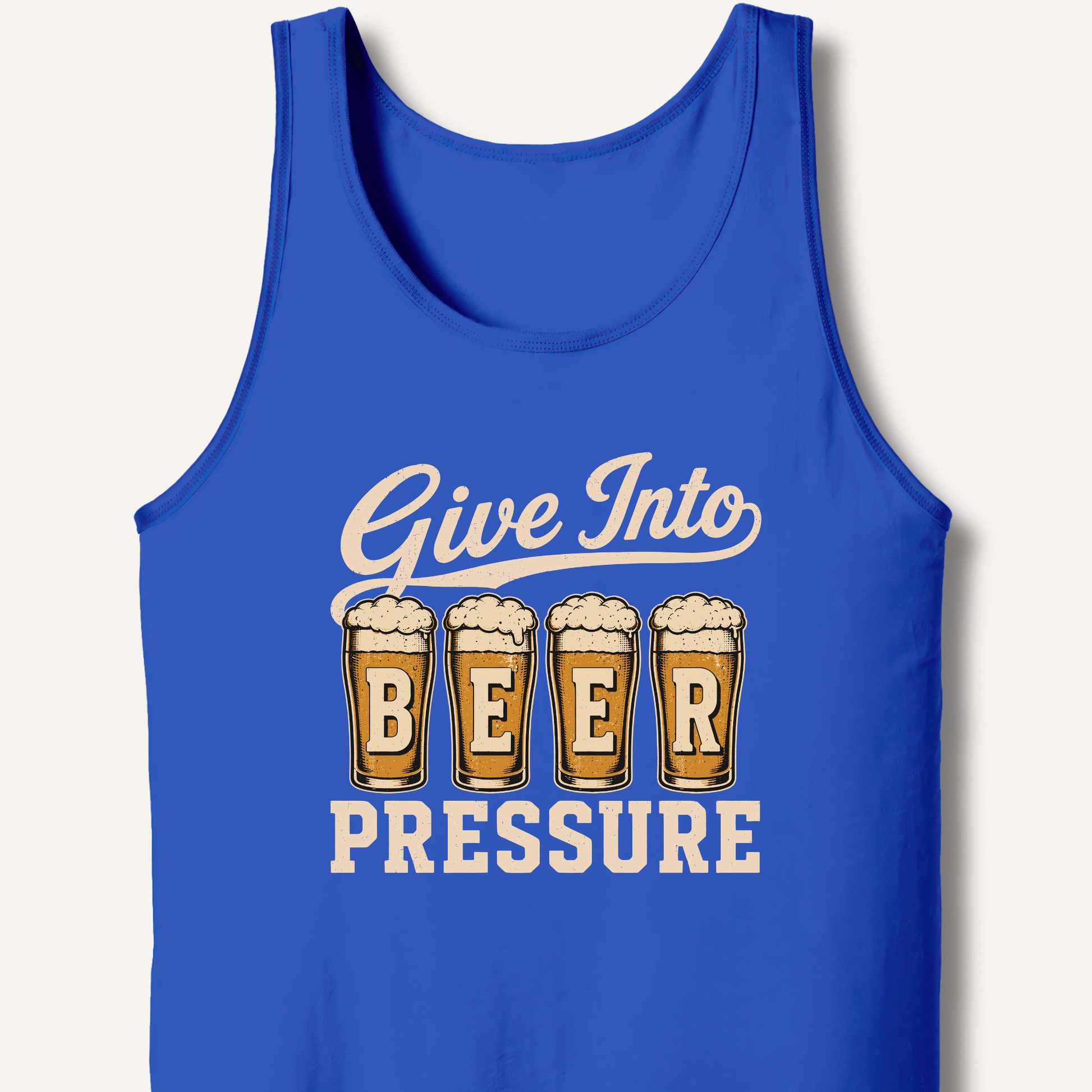 Give Into Beer Pressure Tank - Sip & Shirt