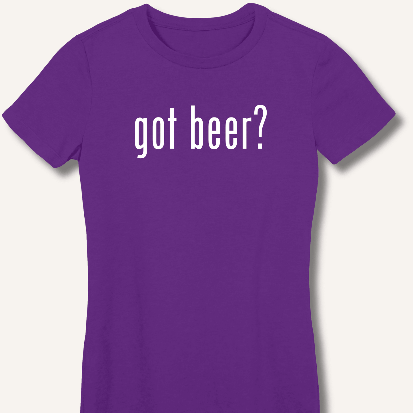 got beer? Fitted T-Shirt - Sip & Shirt