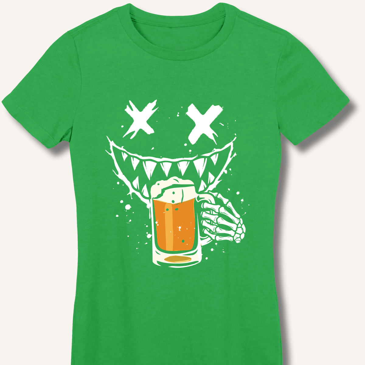 Graffiti Monster Women's Fitted T-Shirt - Sip & Shirt
