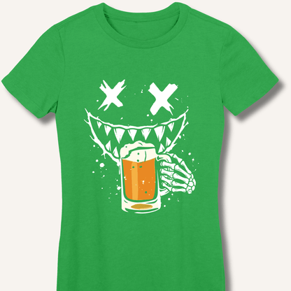 Graffiti Monster Women's Fitted T-Shirt - Sip & Shirt