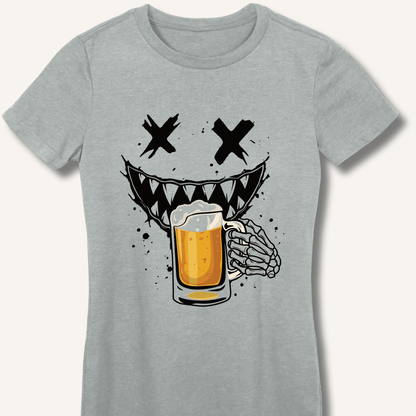 Graffiti Monster Women's Fitted T-Shirt - Sip & Shirt