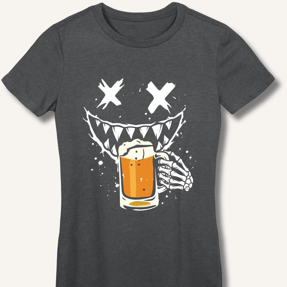 Graffiti Monster Women's Fitted T-Shirt - Sip & Shirt