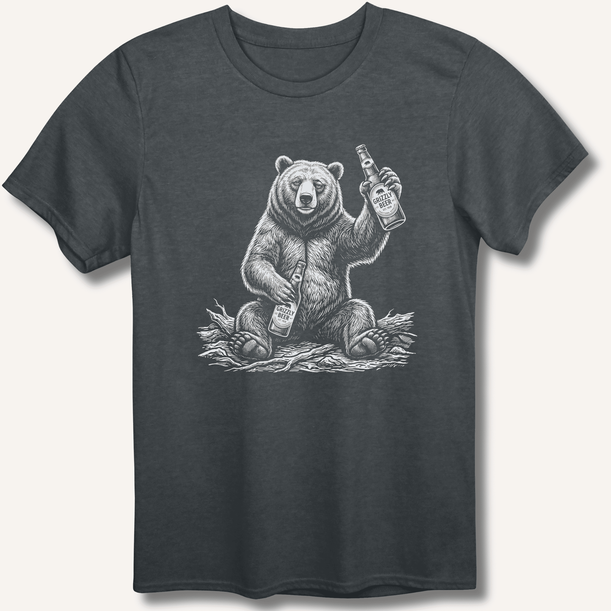 Grizzly Beer T-Shirt - Sip & Shirt