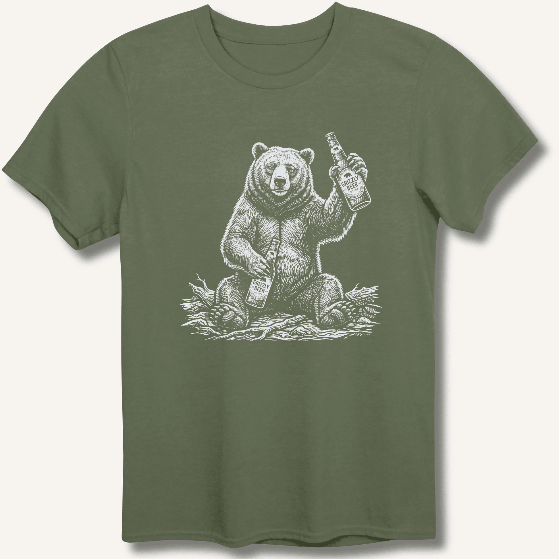 Grizzly Beer T-Shirt - Sip & Shirt