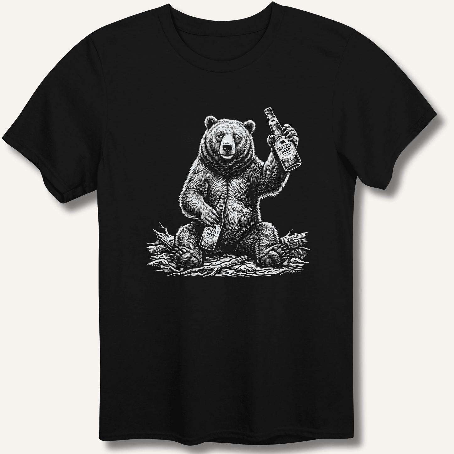 Grizzly Beer T-Shirt - Sip & Shirt