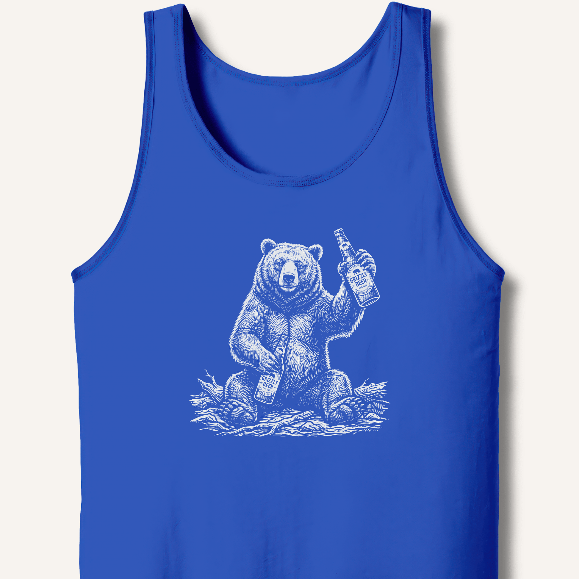 Grizzly Beer T-Shirt Tank - Sip & Shirt