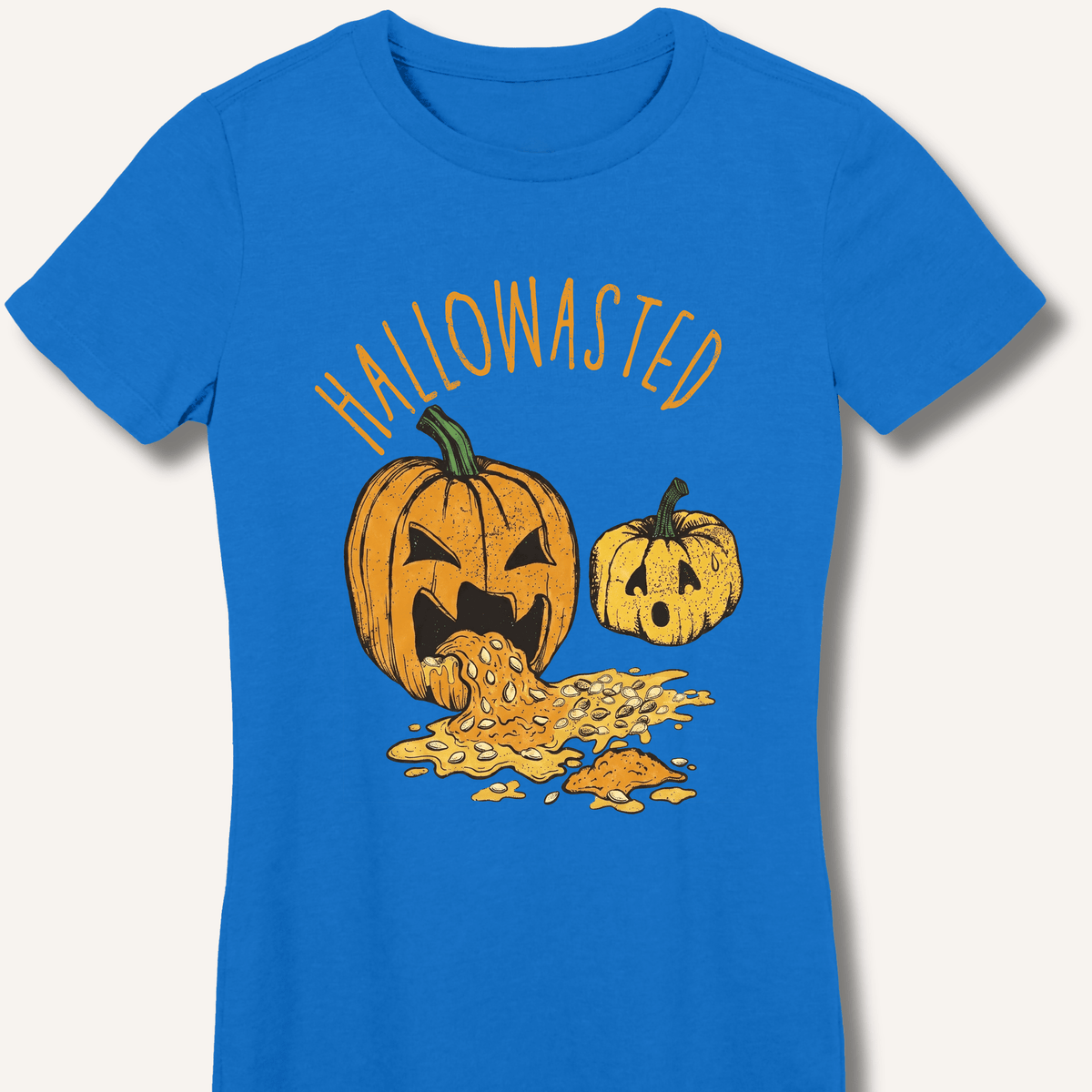 Hallowasted Women's Fitted T-Shirt - Sip & Shirt