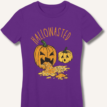 Hallowasted Women's Fitted T-Shirt - Sip & Shirt