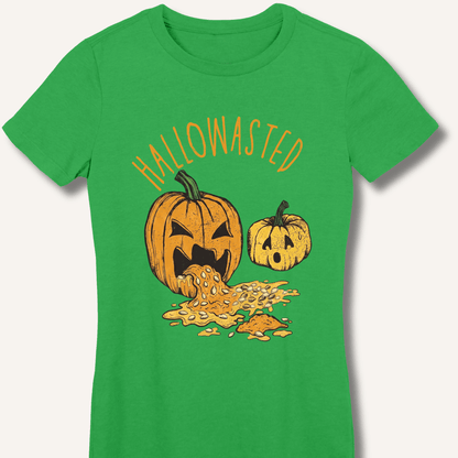 Hallowasted Women's Fitted T-Shirt - Sip & Shirt