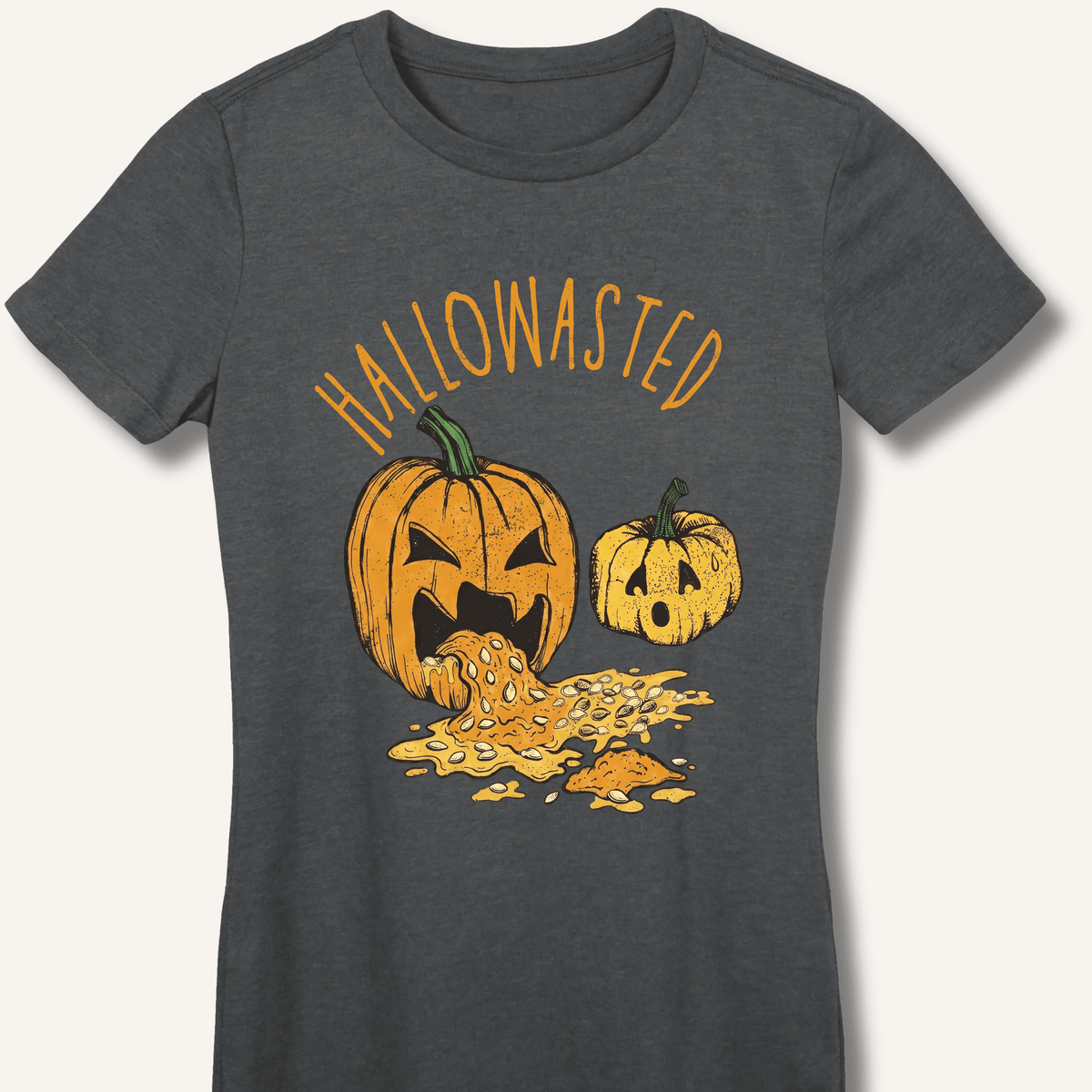 Hallowasted Women's Fitted T-Shirt - Sip & Shirt