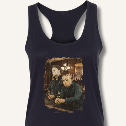 Halloween Horror Beer Drinking Racerback Tank - Sip & Shirt