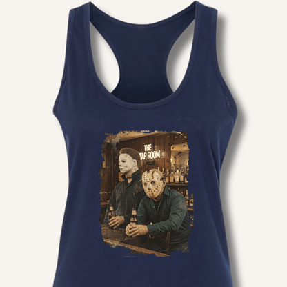 Halloween Horror Beer Drinking Racerback Tank - Sip & Shirt
