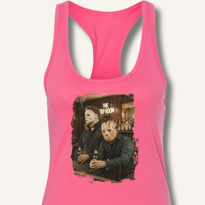 Halloween Horror Beer Drinking Racerback Tank - Sip & Shirt
