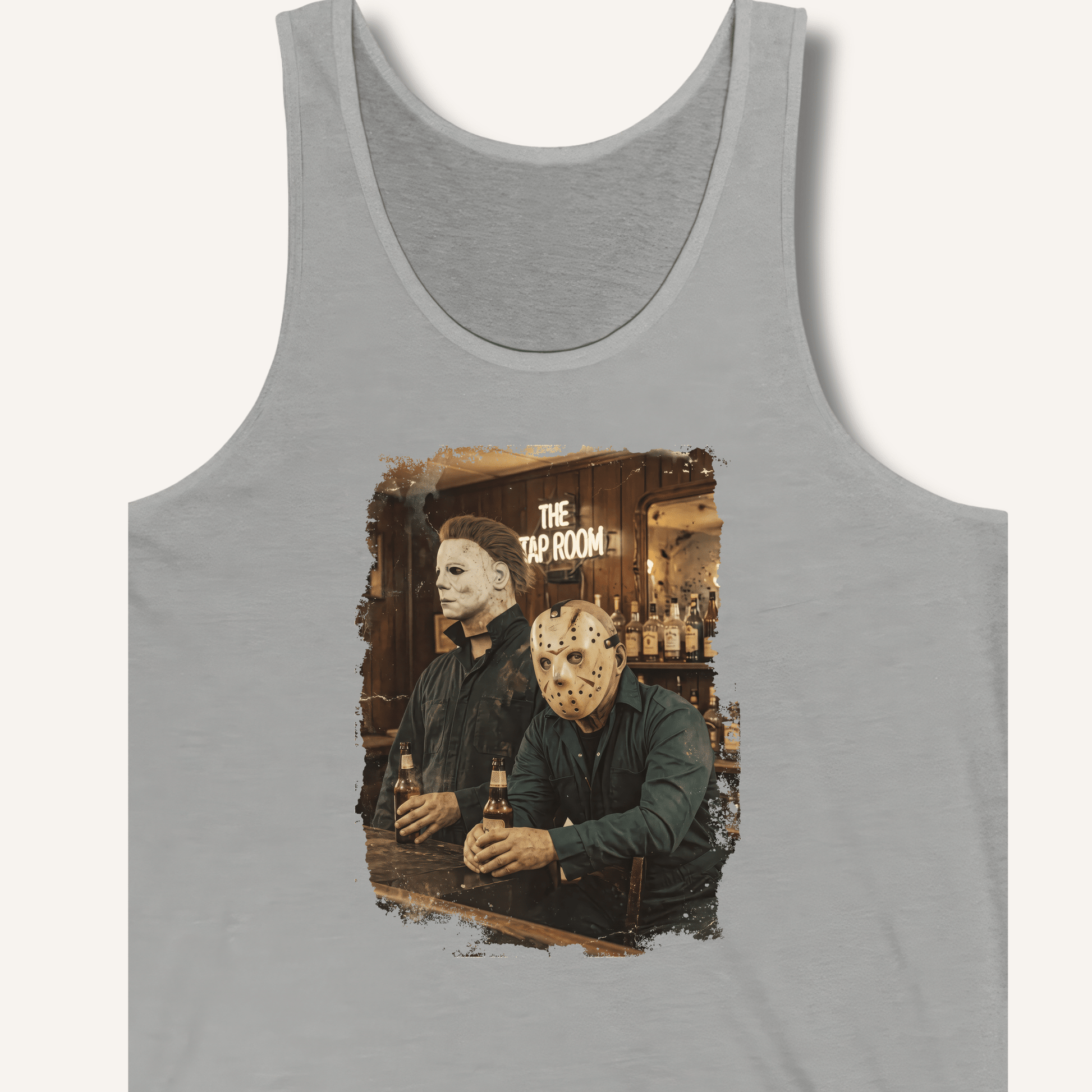 Halloween Horror Beer Drinking Tank - Sip & Shirt
