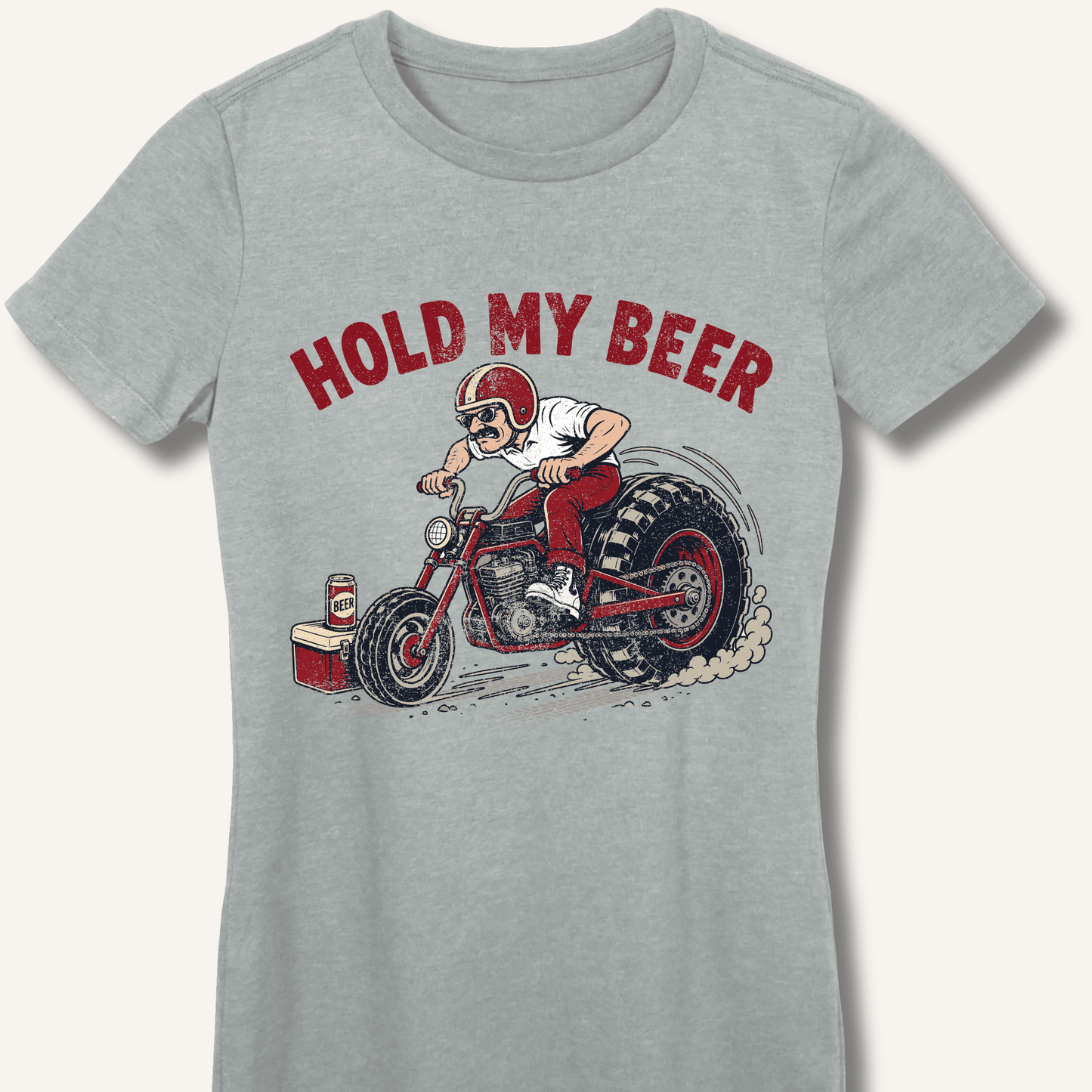 Hold My Beer Fitted T-Shirt - Sip & Shirt