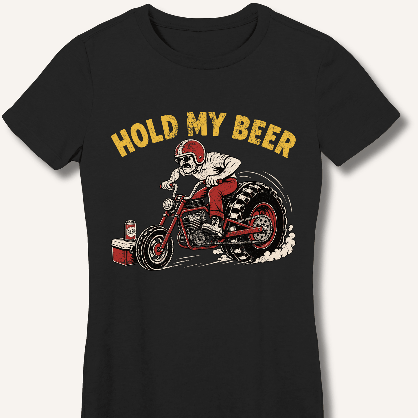 Hold My Beer Fitted T-Shirt - Sip & Shirt