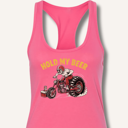 Hold My Beer Racerback Tank - Sip & Shirt