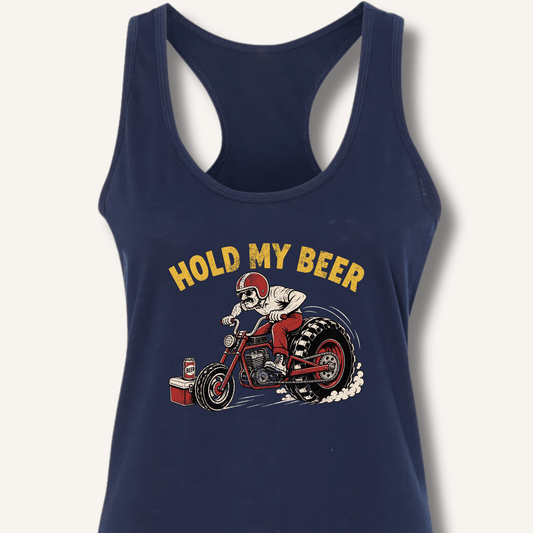 Hold My Beer Racerback Tank - Sip & Shirt