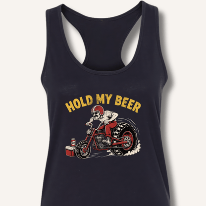 Hold My Beer Racerback Tank - Sip & Shirt