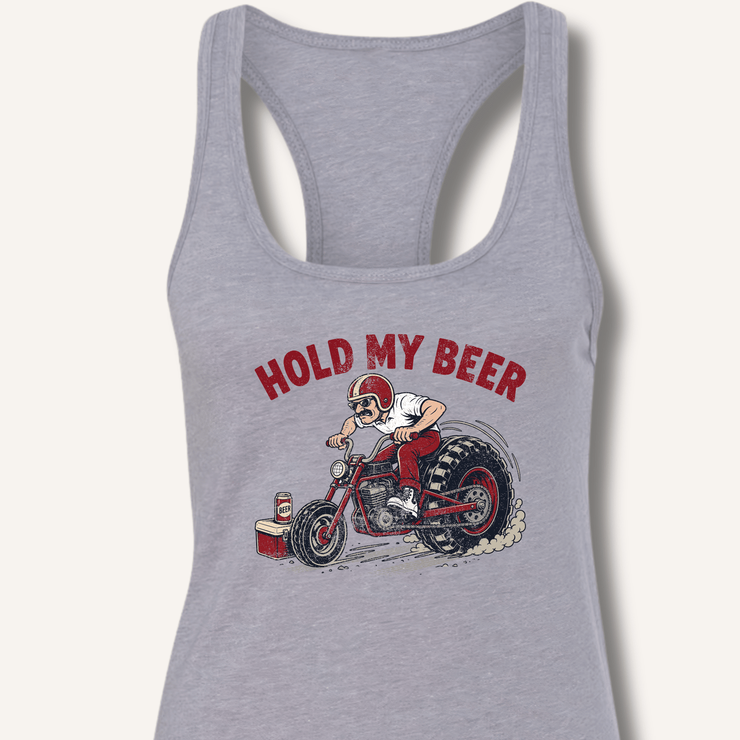 Hold My Beer Racerback Tank - Sip & Shirt