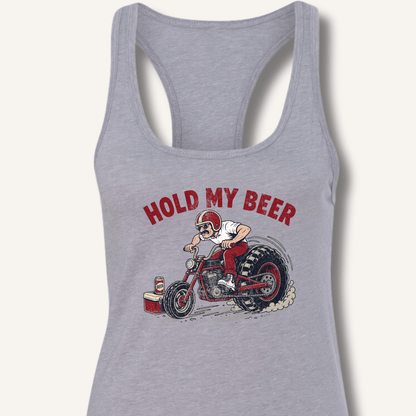 Hold My Beer Racerback Tank - Sip & Shirt