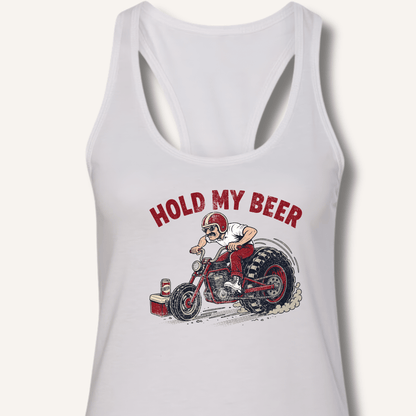Hold My Beer Racerback Tank - Sip & Shirt