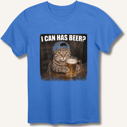I Can Has Beer T-Shirt - Sip & Shirt