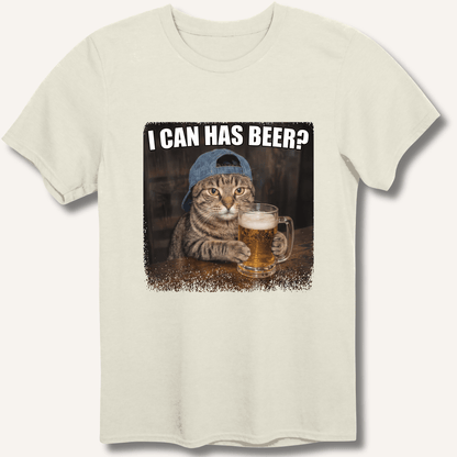 I Can Has Beer T-Shirt - Sip & Shirt