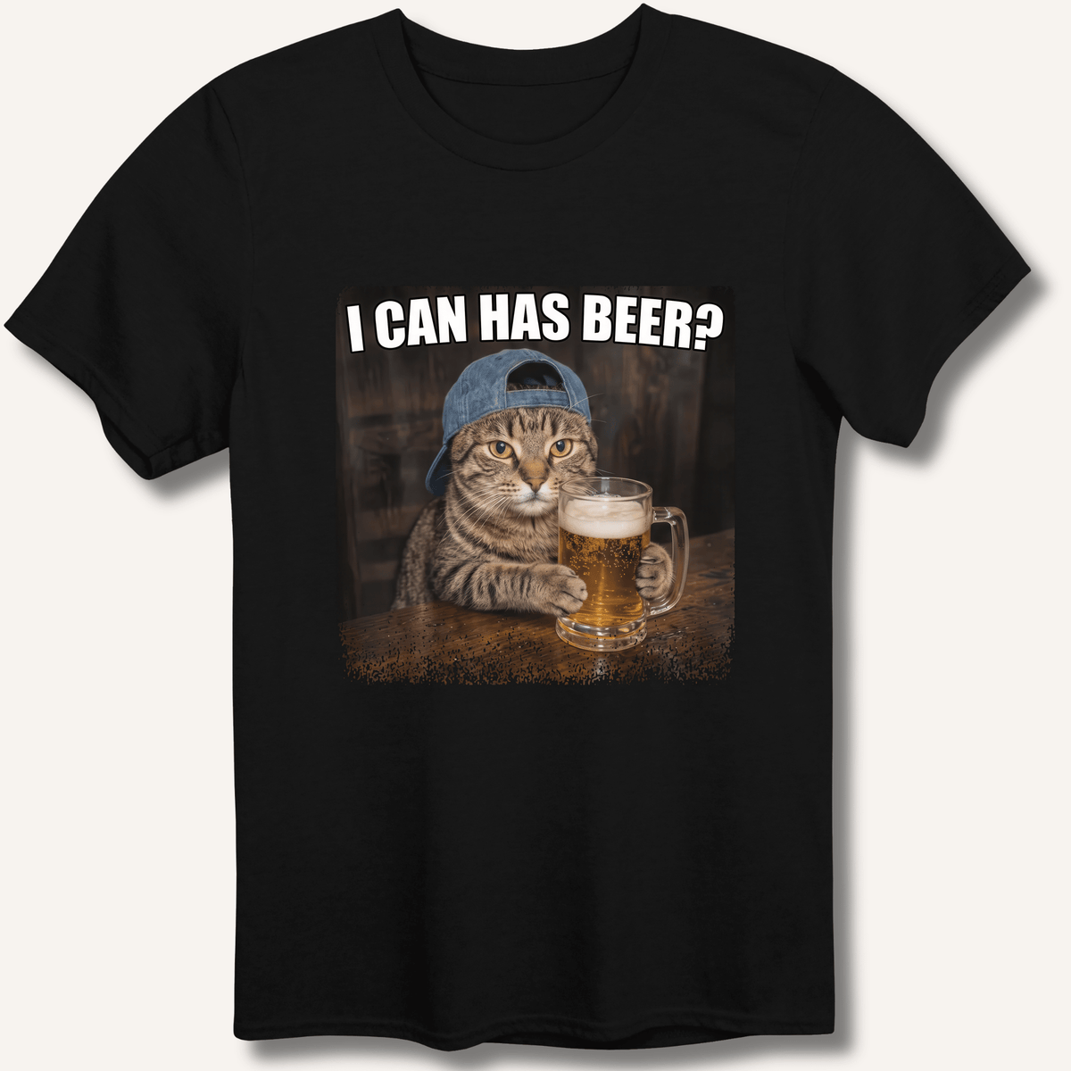 I Can Has Beer T-Shirt - Sip & Shirt