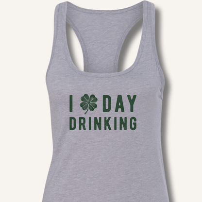 I Clover Day Drinking Racerback Tank - Sip & Shirt