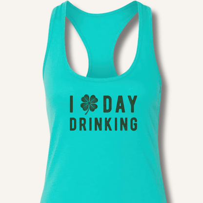 I Clover Day Drinking Racerback Tank - Sip & Shirt