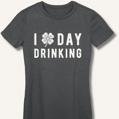 I Clover Day Drinking Women's Fitted T-Shirt - Sip & Shirt