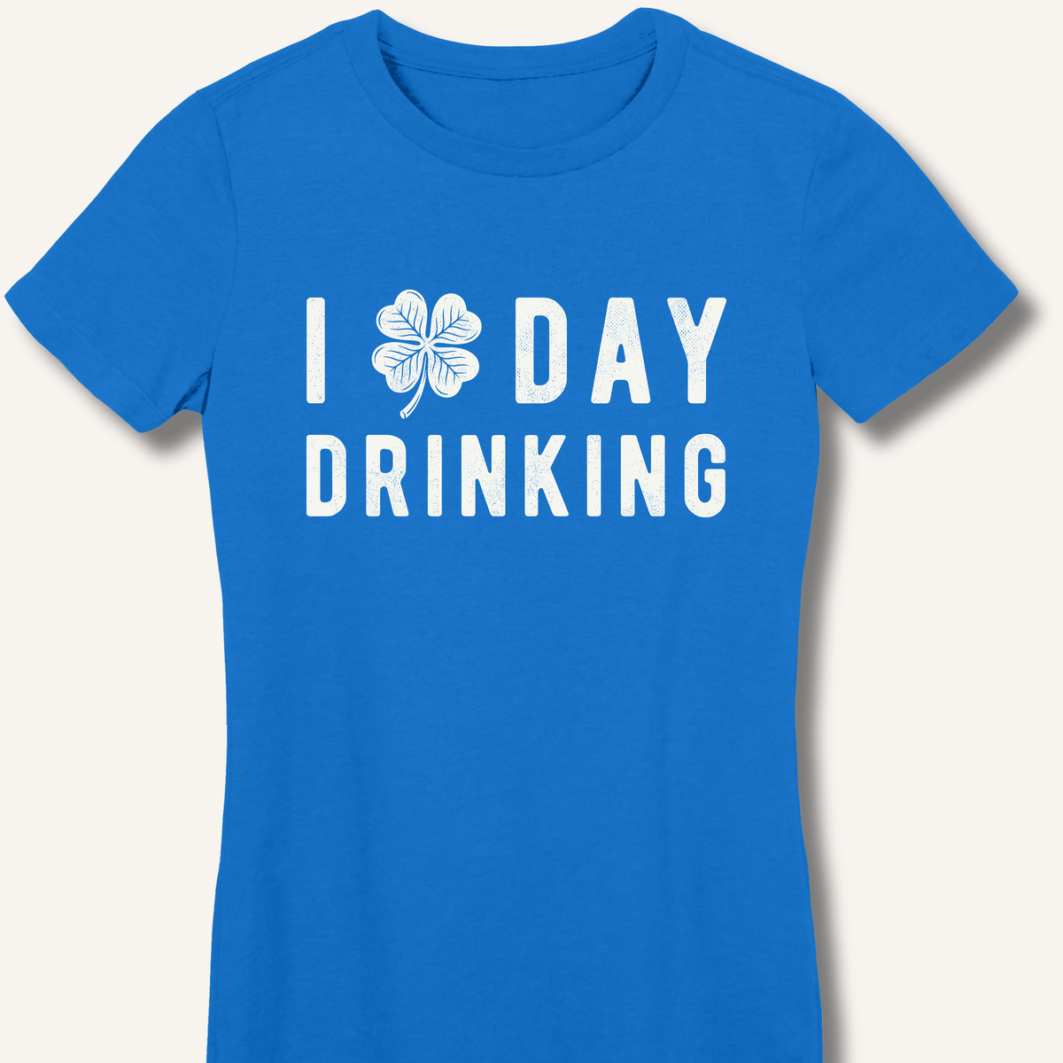 I Clover Day Drinking Women's Fitted T-Shirt - Sip & Shirt