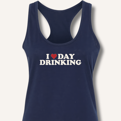 I ❤️ DAY DRINKING Racerback Tank - Sip & Shirt