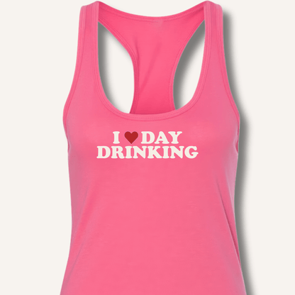 I ❤️ DAY DRINKING Racerback Tank - Sip & Shirt