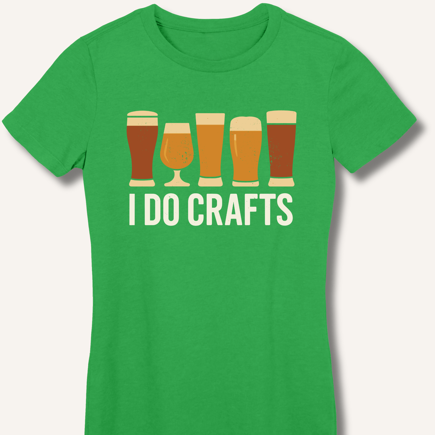 I Do Crafts Fitted T-Shirt - Sip & Shirt