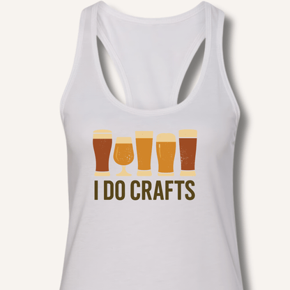 I Do Crafts Racerback Tank - Sip & Shirt